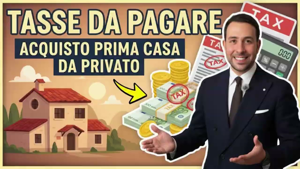 Tasse da pagare se acquisti la tua prima casa da privato 