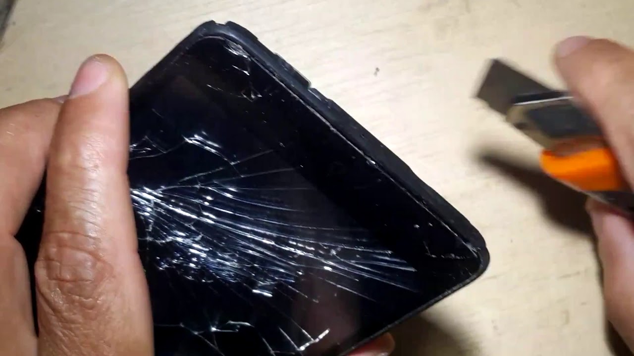 como trocar o touch do alcatel 8050e  sem desmontar aparelho inteiro