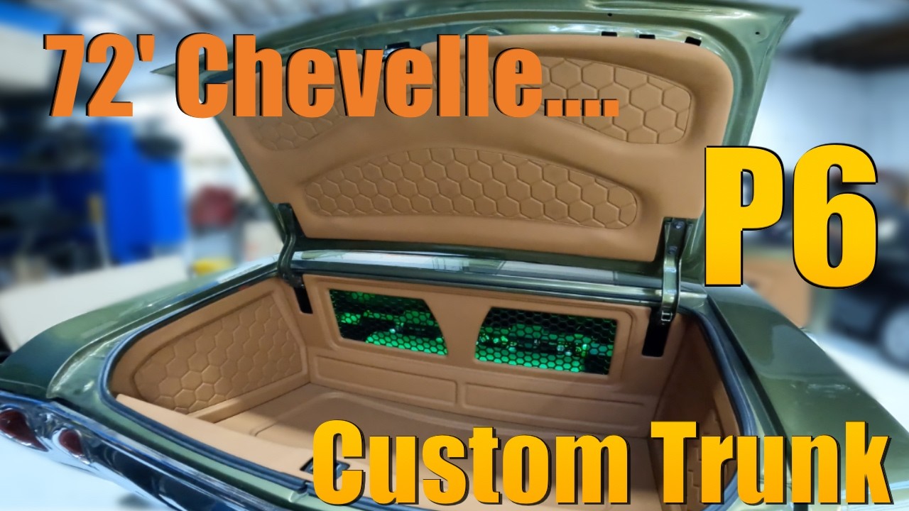 Insane Full Custom Interior! 1972 Chevelle P6 #chevychevelle #chevelle #carcustom #caraudio #carfab