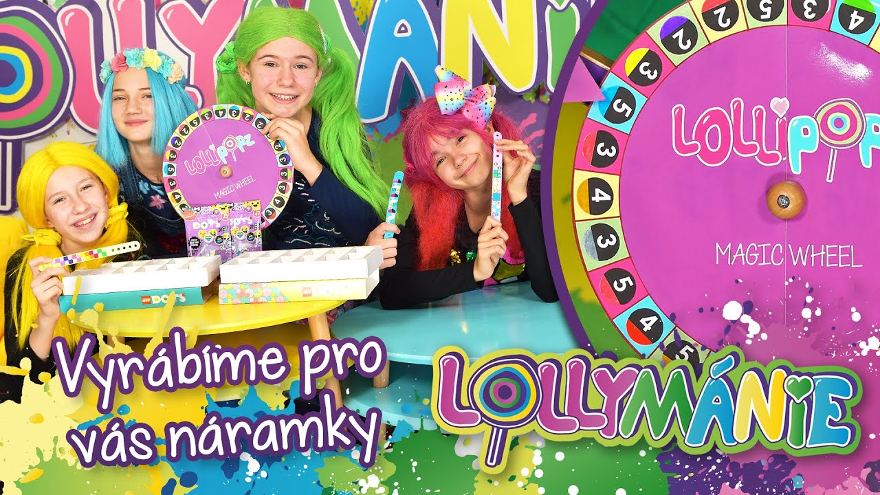LOLLYMÁNIE - Vyrábíme náramky pro fanoušky💙💛💚💜