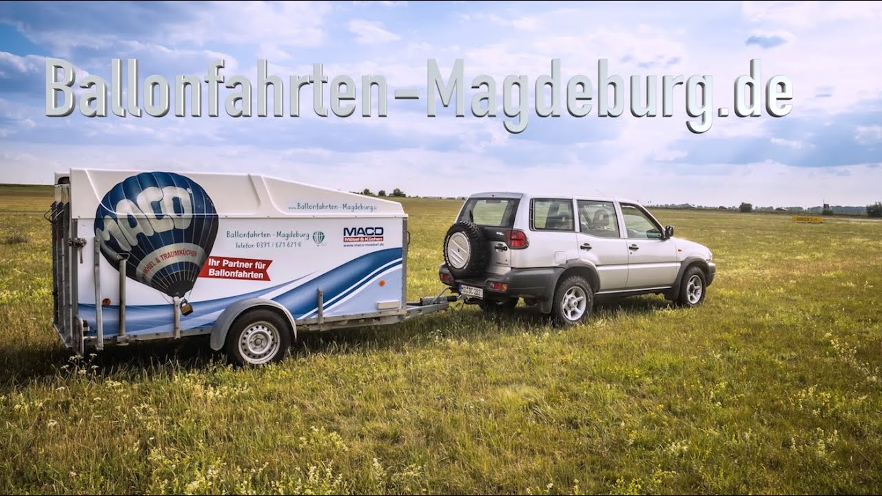 Eine schöne Ballonfahrt von Magdeburg nach Plötzky