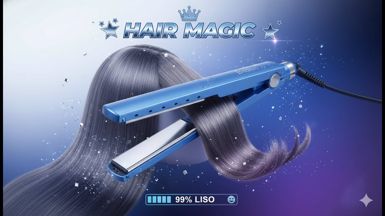 “VALE A PENA? Prancha Nano Titanium Bivolt – Resultado de Salão em Casa!”