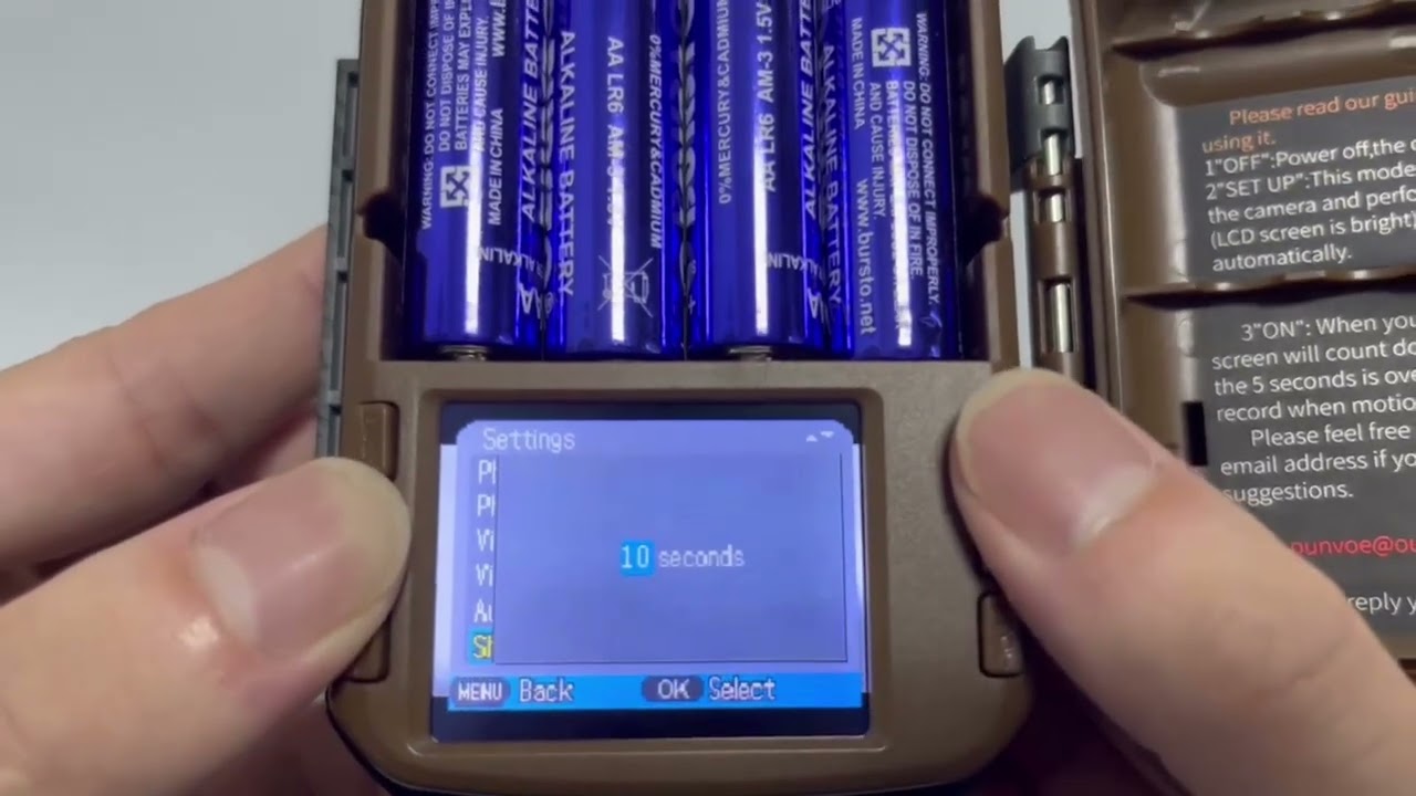 Punvoe JDL201/PV201: Initial Setup Video Guide of Punvoe Trail Camera