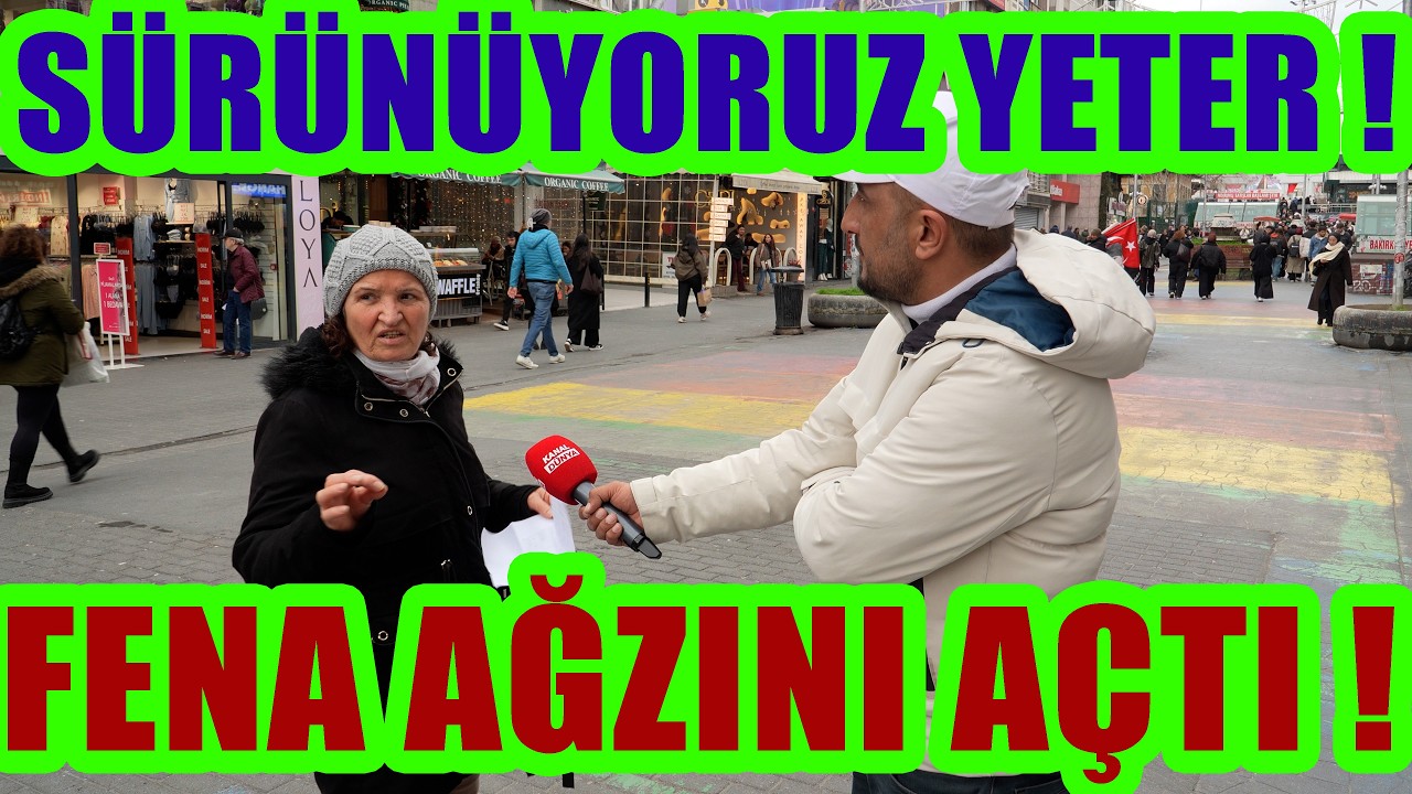 SÜRÜNÜYORUZ YETER GİTSİNLER BAŞIMIZDAN ! AĞLAYA AĞLAYA ANLATTI .