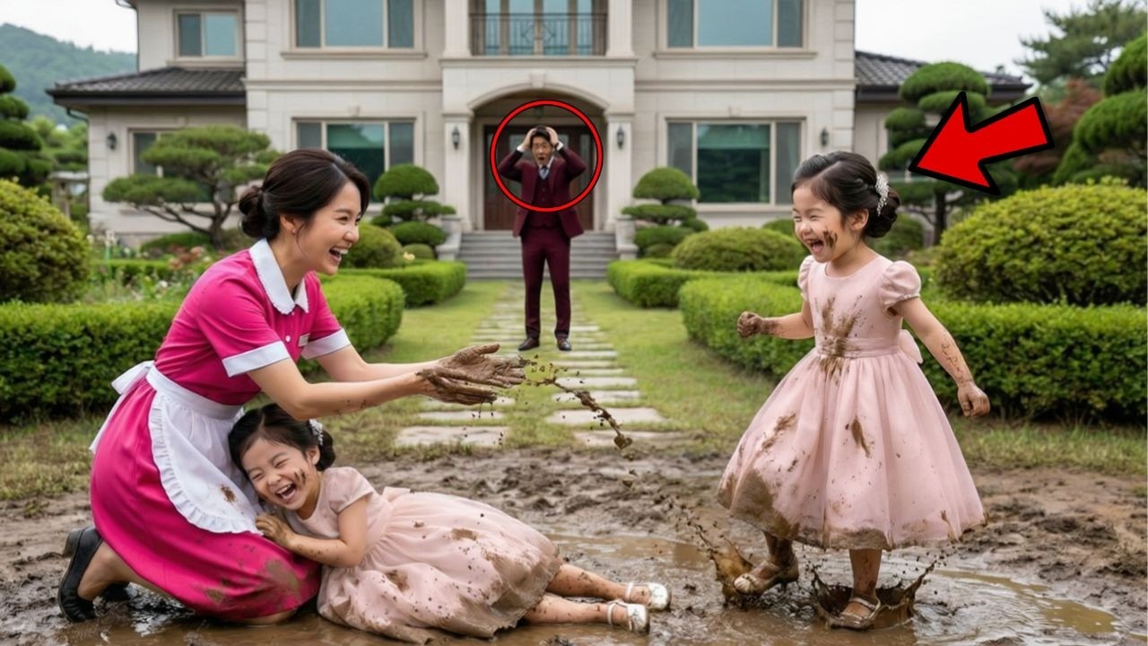 Gemelas del millonario no sonreían hace 3 años, pero la empleada hizo lo impensable | DRAMA COREANO
