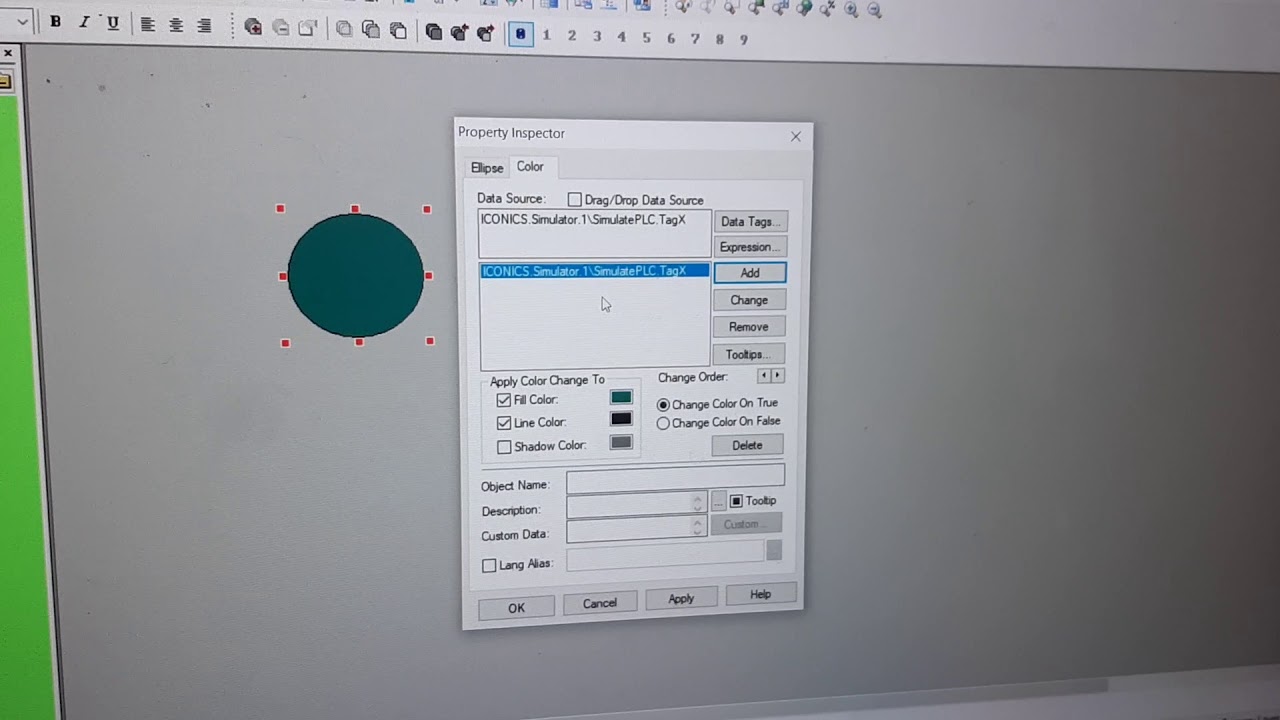 Create a light that lights up with a button, on Graphworx32