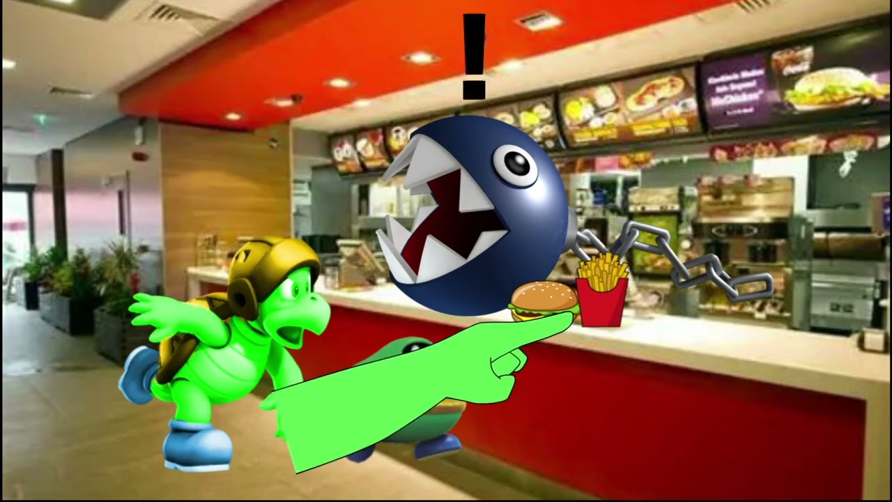 Coin Coffer Bro Steals a Hamburger and French Fries from McDonalds/Grounded