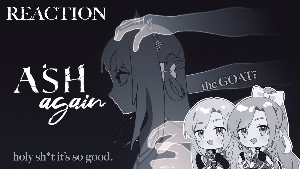 Twin vtubers  react to Gawr Gura's Ash Again (Yuki & Yuna | Twin Vtubers)