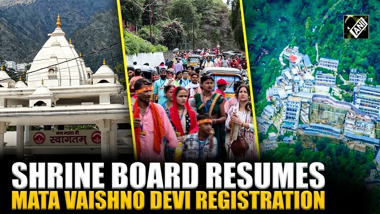 Heavy rush at Shri Mata Vaishno Devi shrine; yatra continues smoothly in Trikuta hills