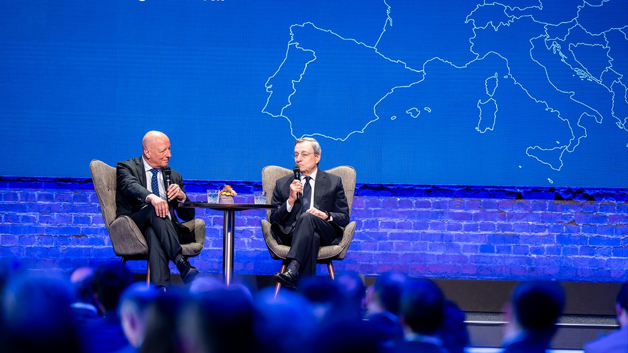 Charlemagne Prize laureate Mario Draghi on Europe&rsquo;s Competitiveness & Global Role | English Version