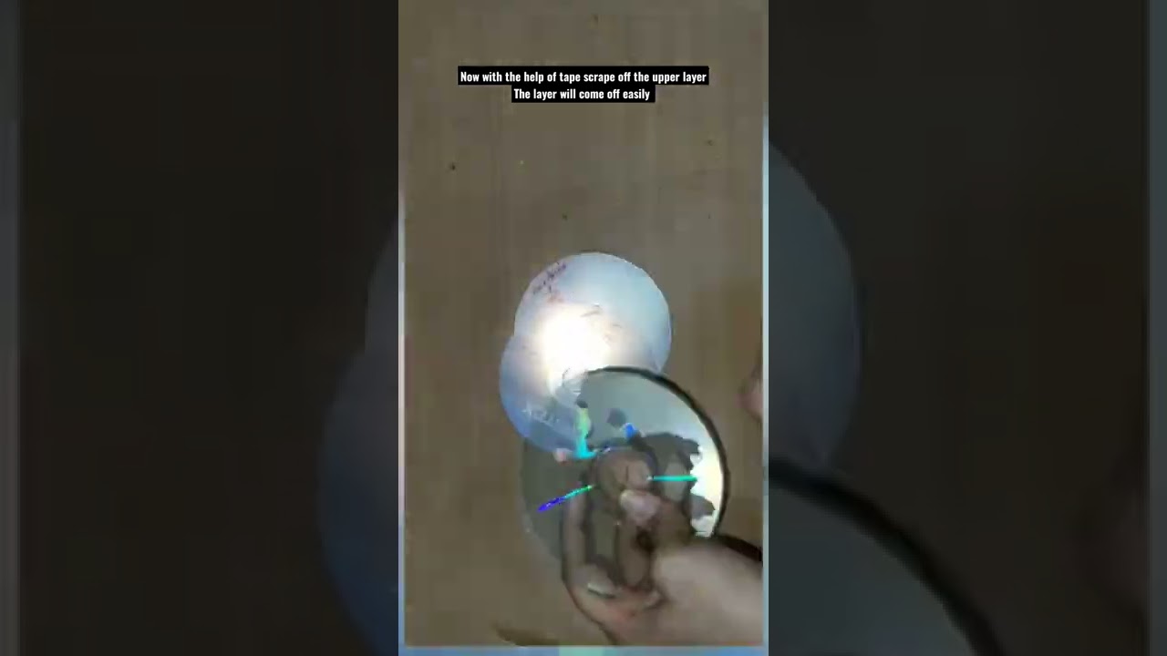 DIY CLEAR DVD/CD | How to Clean a CD for Recycling #diy #shorts #ytshorts #clearcd #viral