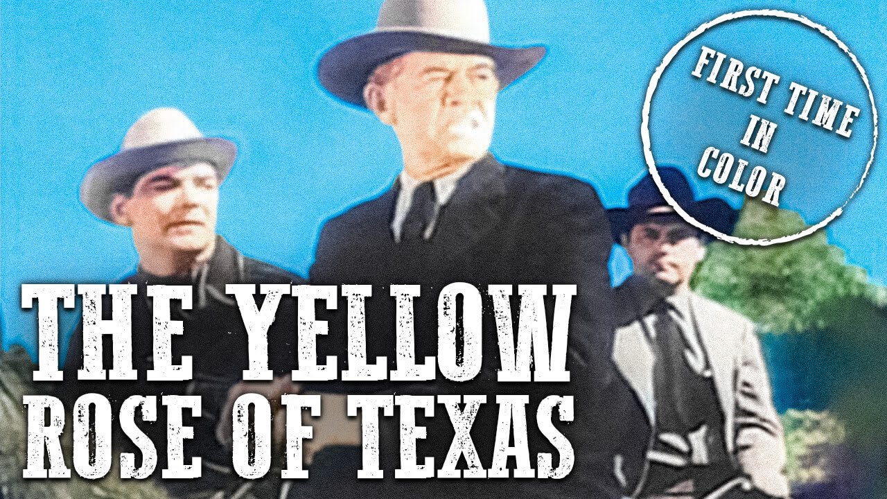 The Yellow Rose of Texas | COLORIZED | Roy Rogers | Free Western Movie | Cowboys