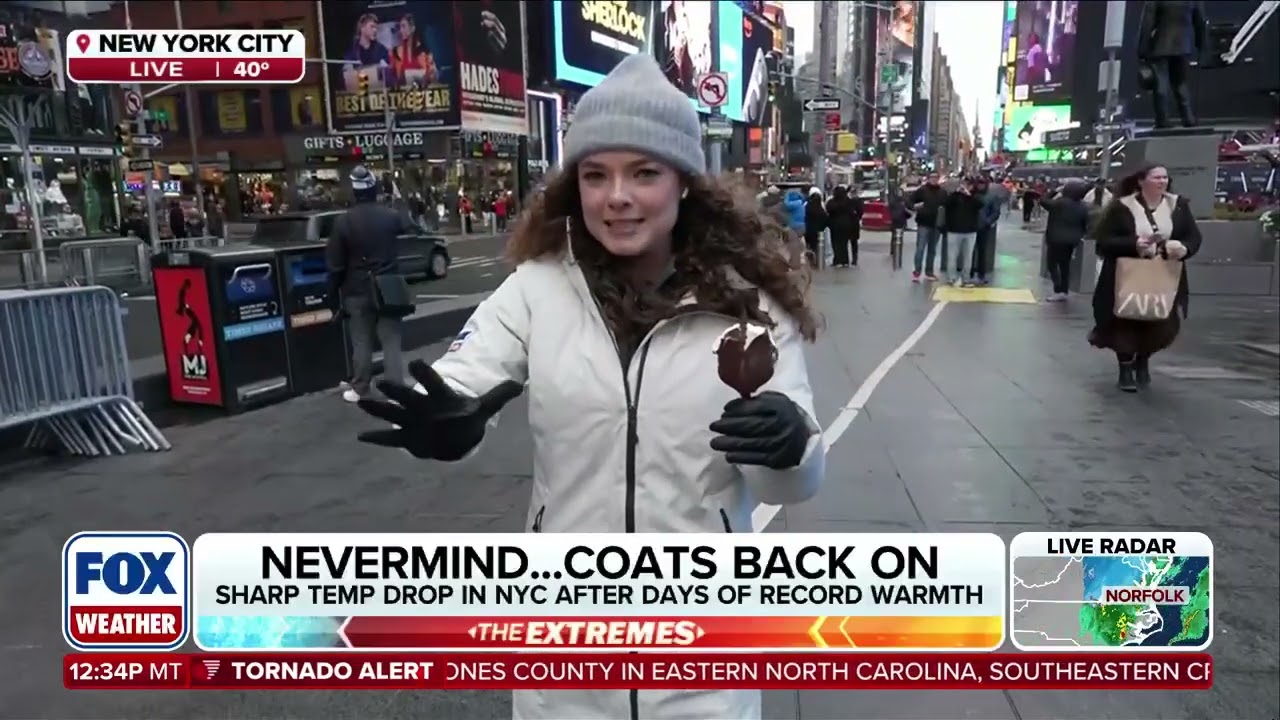 Cold Front Sweeps East Ending The Heat Wave In New York City
