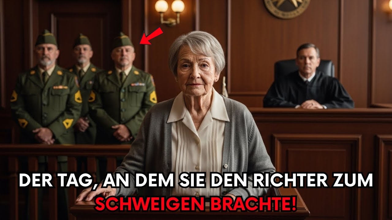 Der Richter fragte die alte Frau scherzhaft nach ihrem Rufzeichen – dann verstummte der Saal