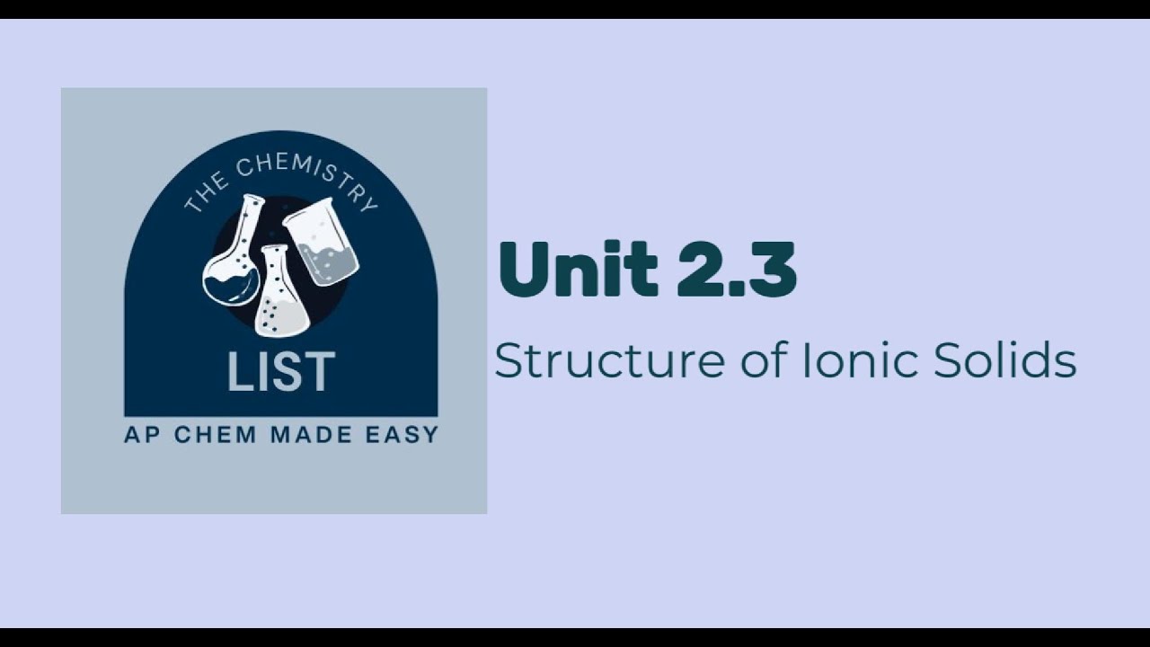 AP Chem Made Easy-Unit 2.3