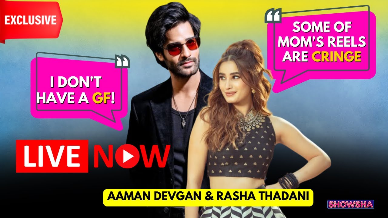 Rasha Thadani & Aaman Devgan Spill The Beans | WATCH LIVE | EXCLUSIVE
