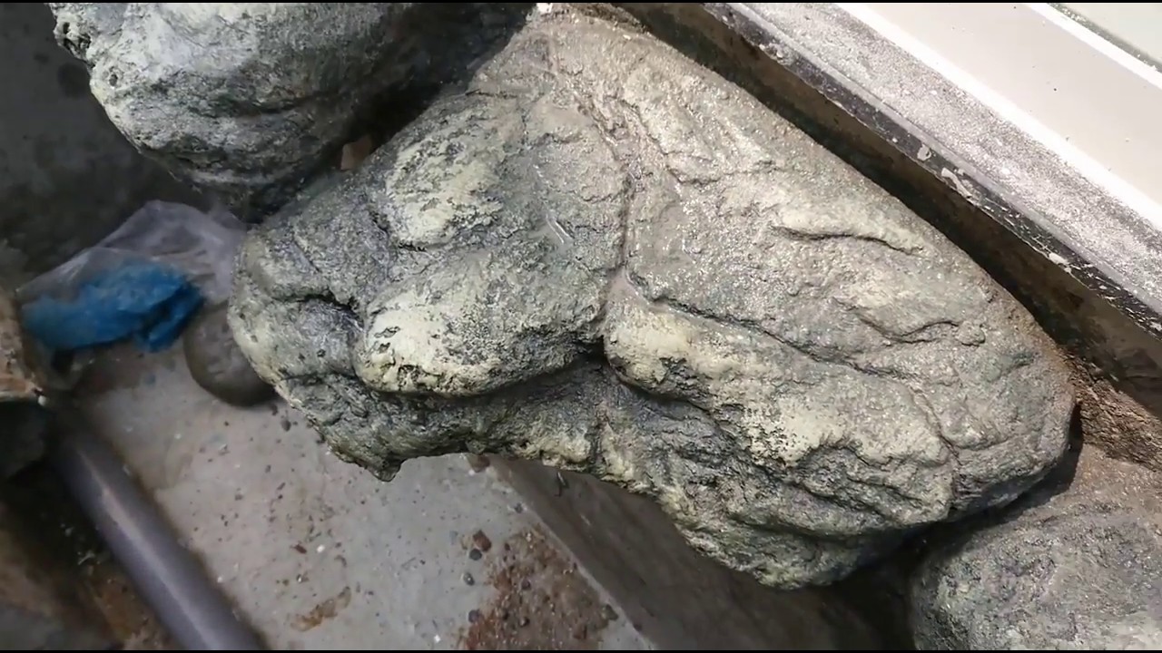 Giả đá hồ cá koi full Garden Koi Pond Renovation Timelapse