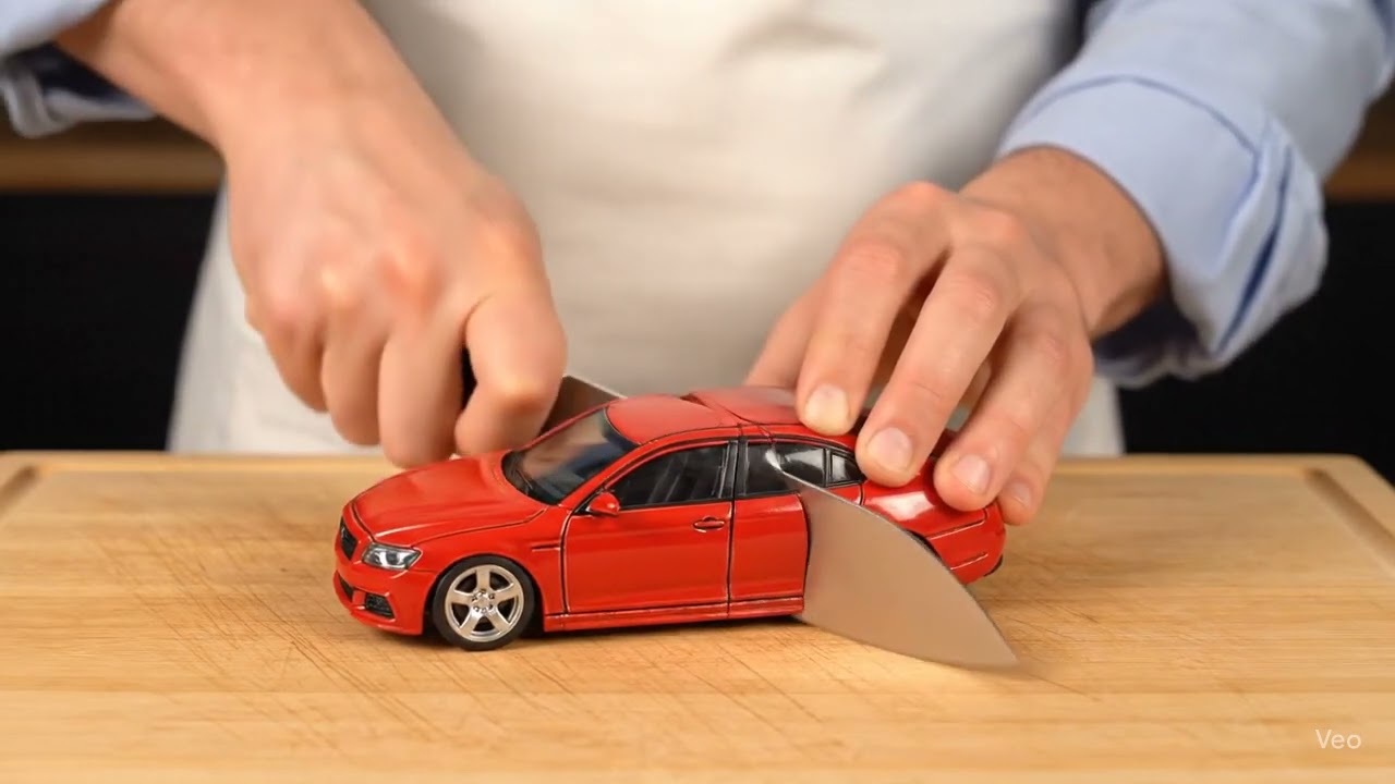 CUTTING CAR IN HALF!