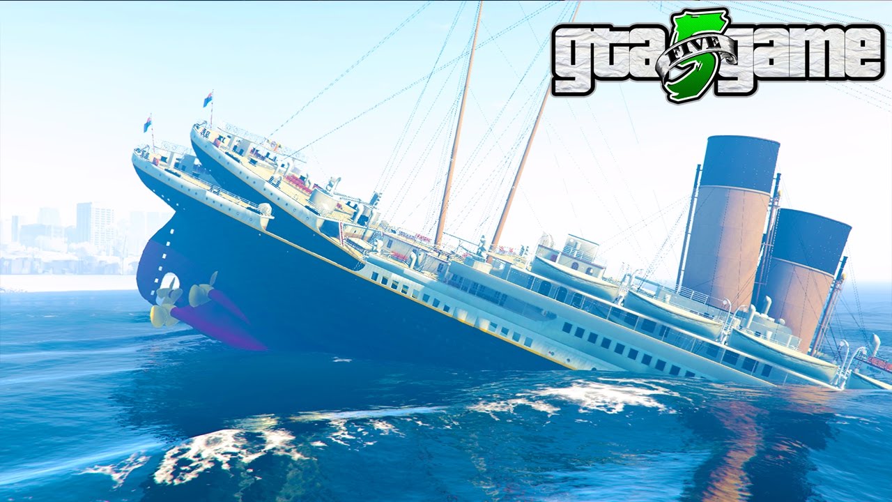 WTFFFF !! Le Titanic Coule sur GTA V ! o_O