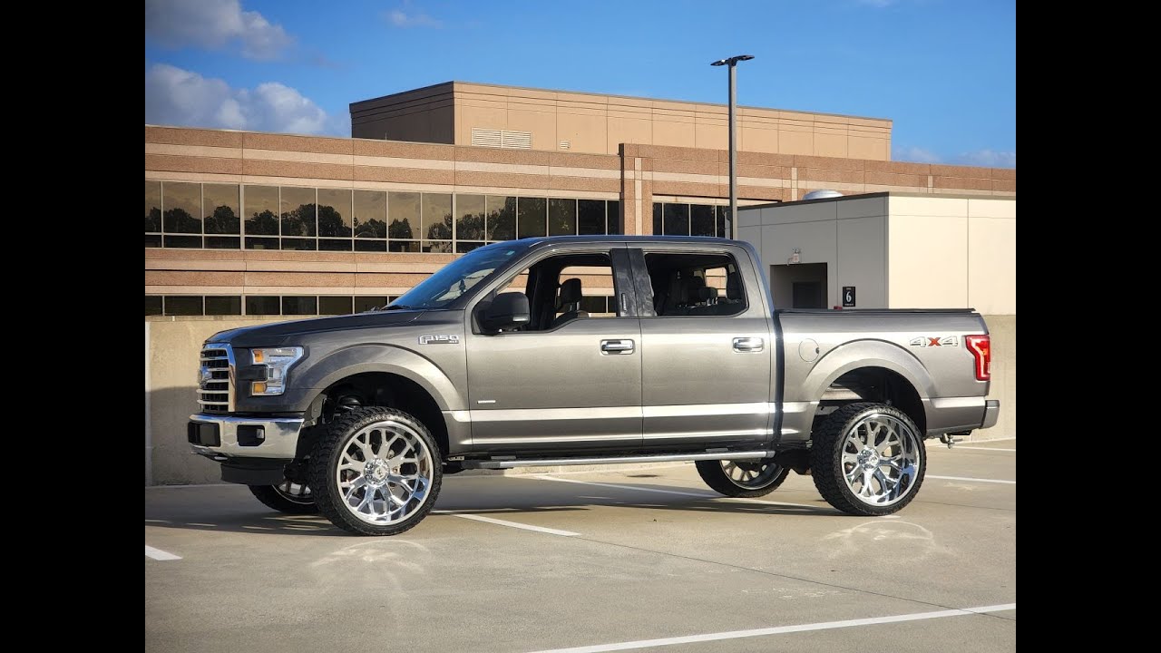 STUPID, KRAZY 2016 FORD F-150 XLT ON 24X12's