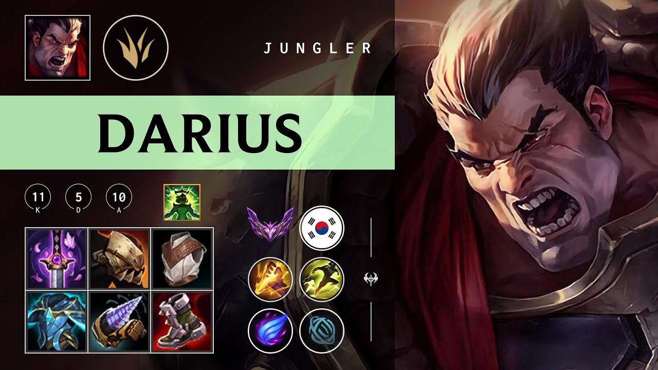 Darius Jungle vs Viego - KR Master Patch 26.03