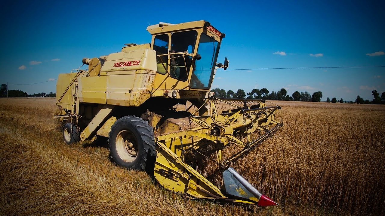 🔥 REKORDOWY PLON OWSA !!! 🔥New Holland Clayson 1540 - Żniwa Owsa i jęczmienia 🔥
