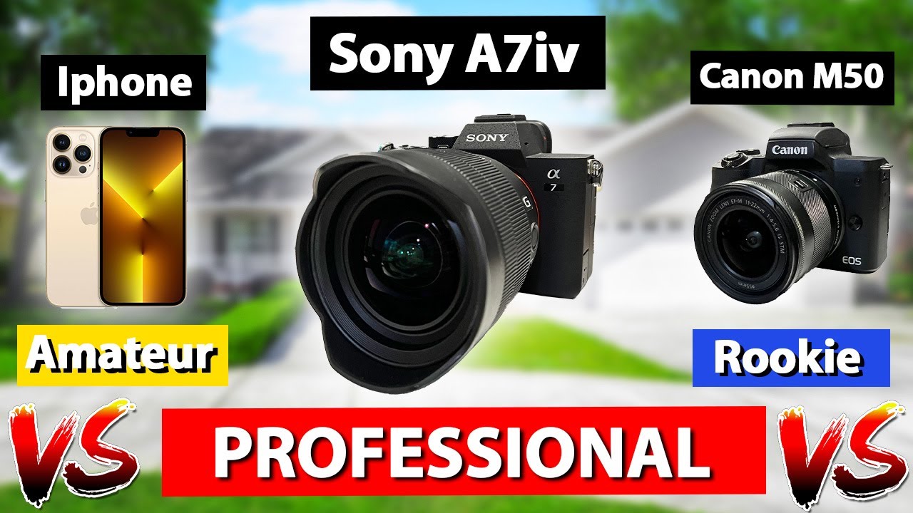 Going from AMATEUR to PRO! Comparing iPhone, Canon M50 & Sony A7IV!