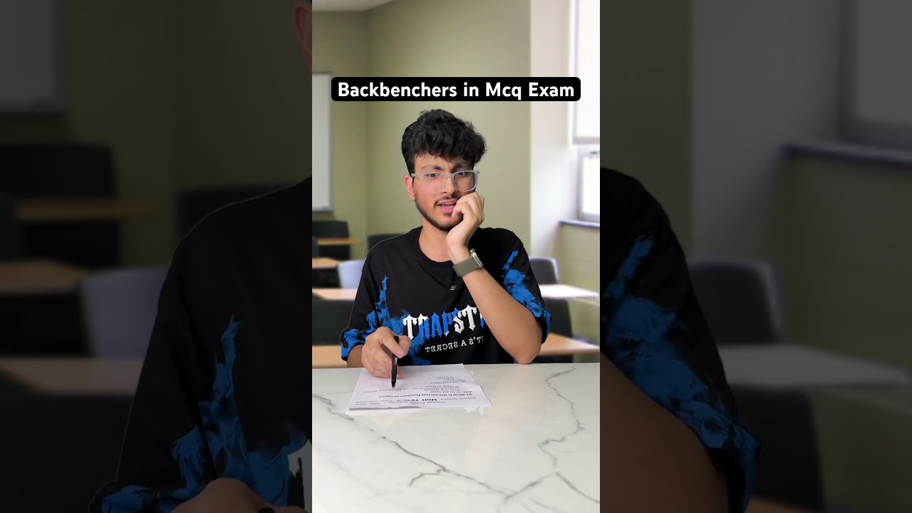 Students in Mcq Exam 😂 #shorts #relatable #students