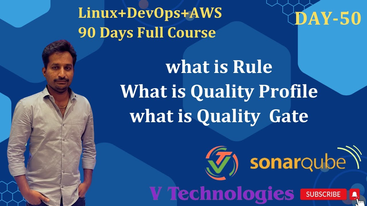 Day_50 | AWS DevOps 90 Days course | Sonarqube | Sonar | NagiReddy | VTechnologies