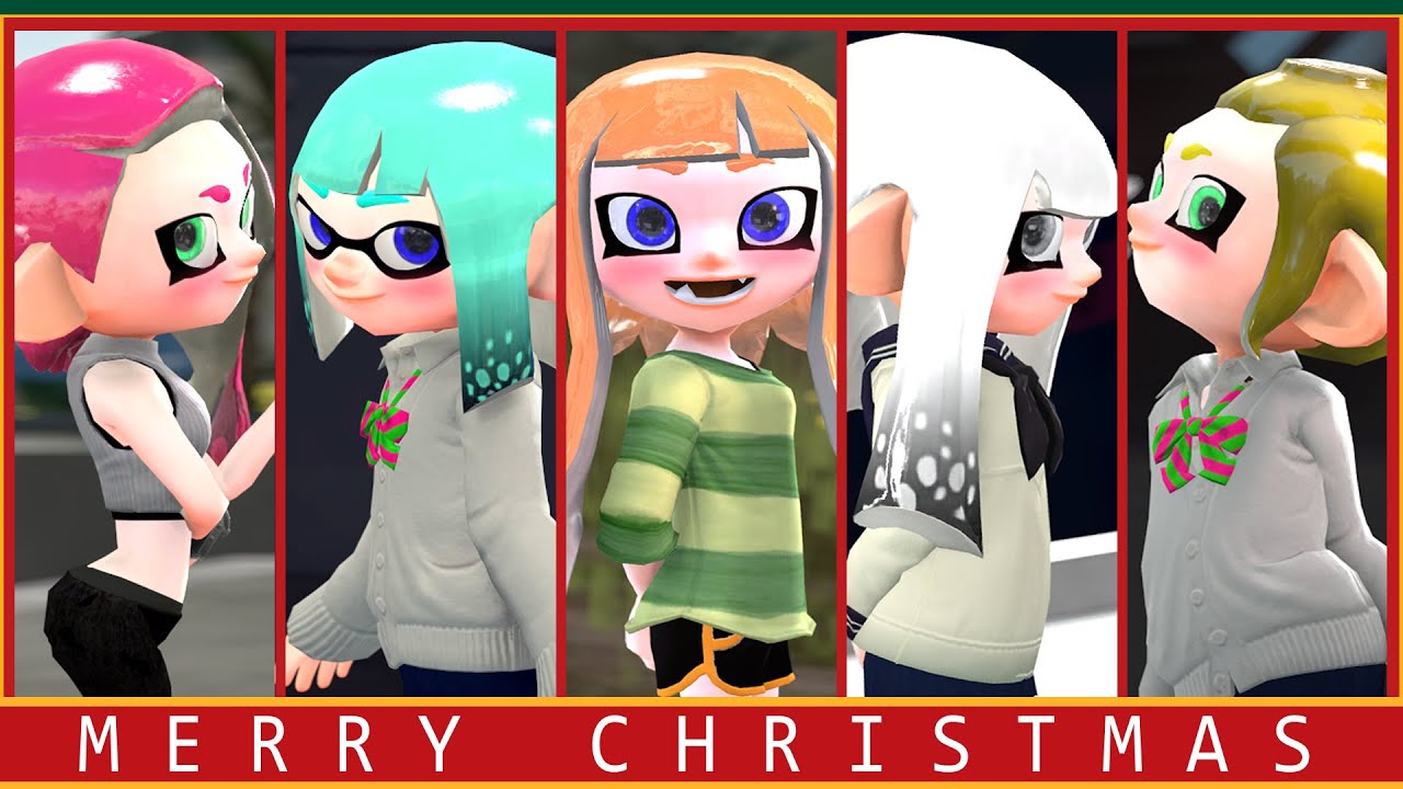 【ラブコメ】サンタの魔法で美少女5人からハーレム状態！なクリスマスがヤバ過ぎた【SFMスプラトゥーン】