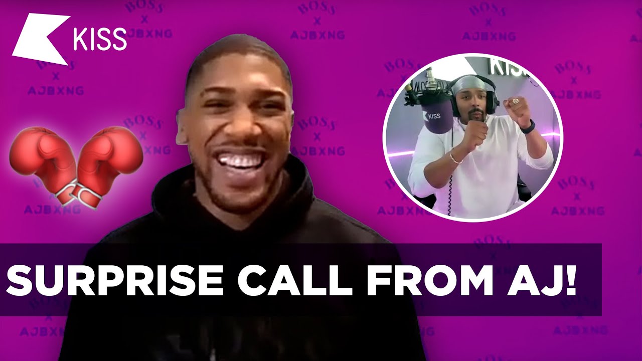 Anthony Joshua surprises Jordan Banjo! 😱