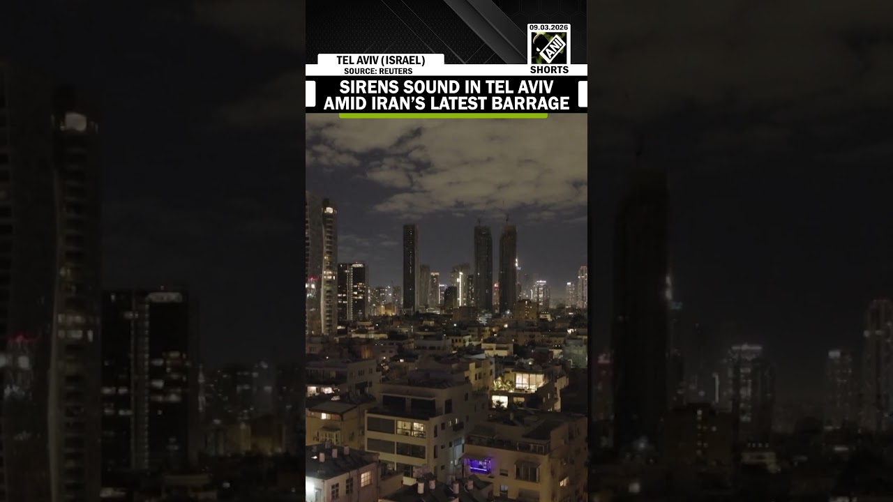 Sirens blare in Tel Aviv during latest barrage from Iran, as missiles intercepted over Jerusalem