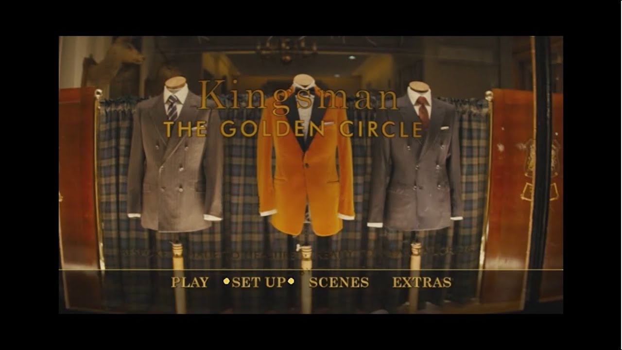 Kingsman: The Golden Circle (2017) - Dvd Menu Walkthrough