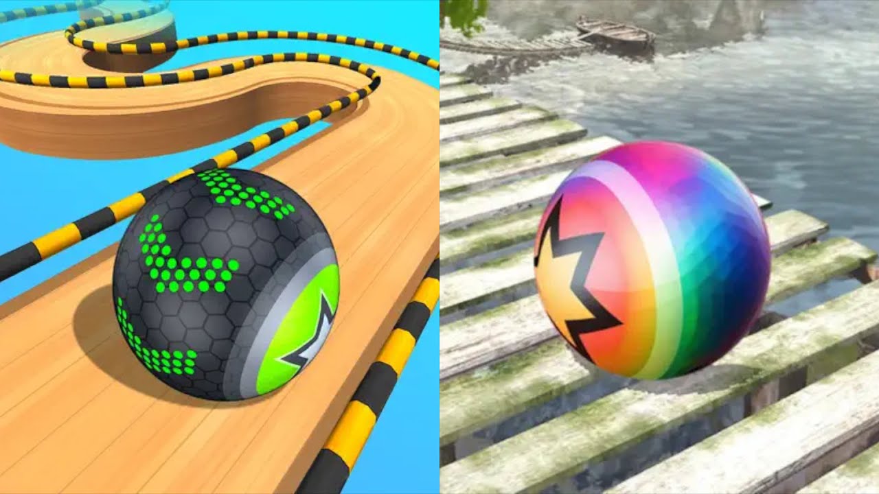 Going balls, Sky Rolling Balls 3D, Rolling Ball Sky Escape All Levels Gameplay Android,iOS