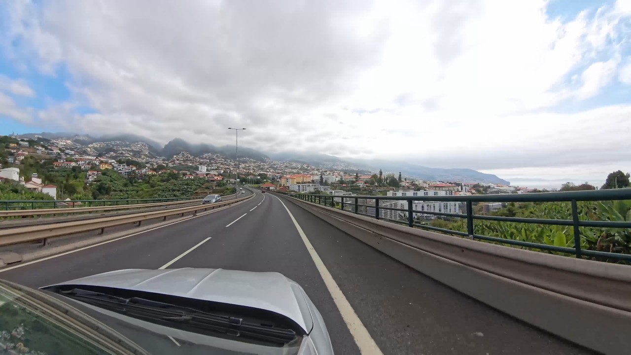 Madeira. Route from Sao Vicente to Funchal.