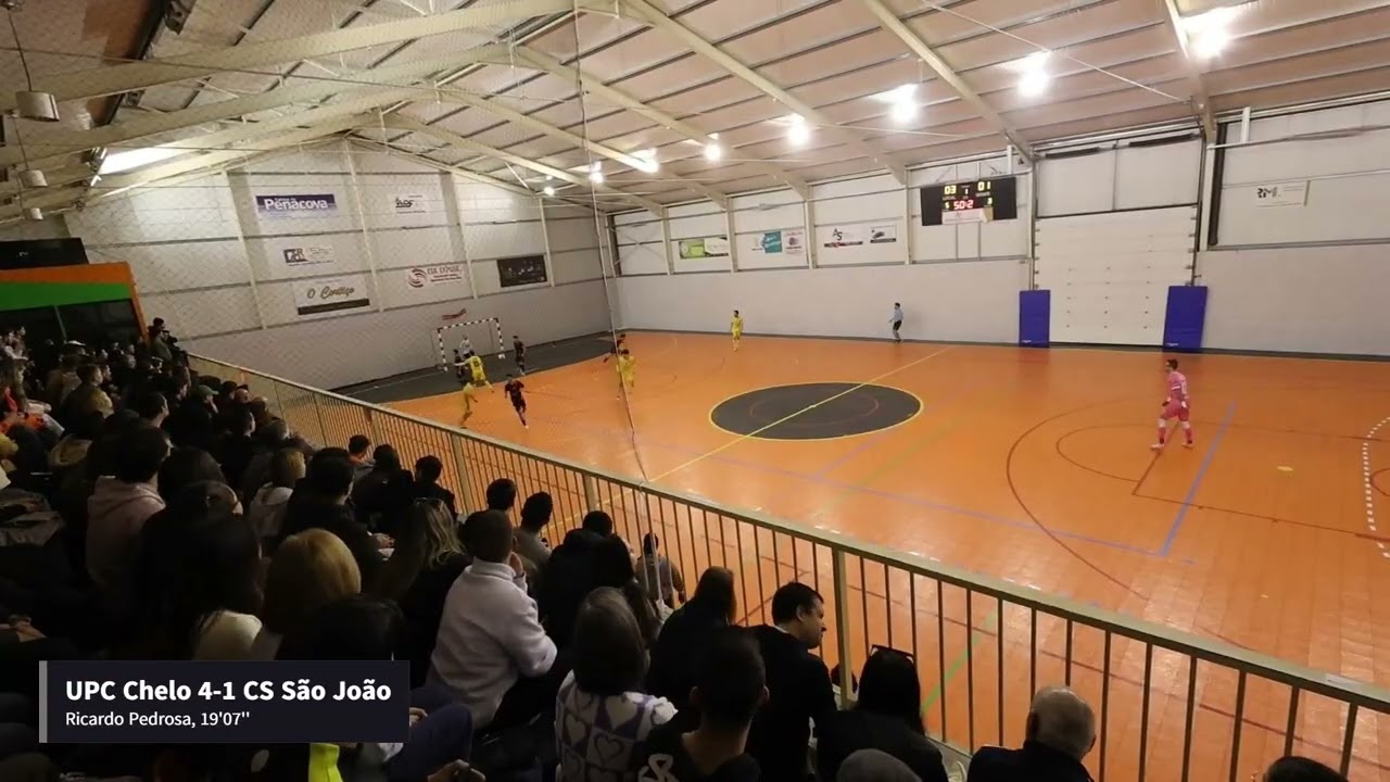 UPC Chelo 𝟰-𝟱 CS São João (Seniores, Taça de Portugal FPF)