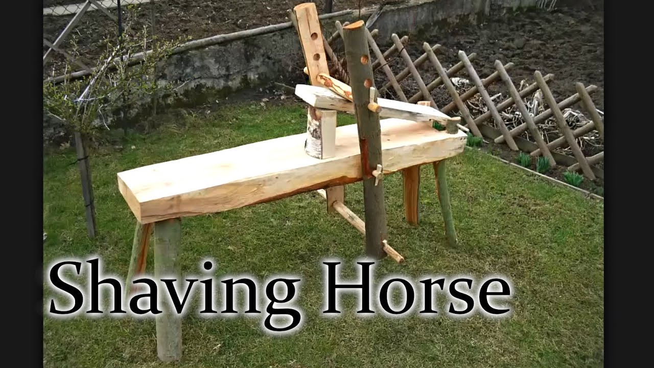 Building a traditional shaving horse - with dimensions