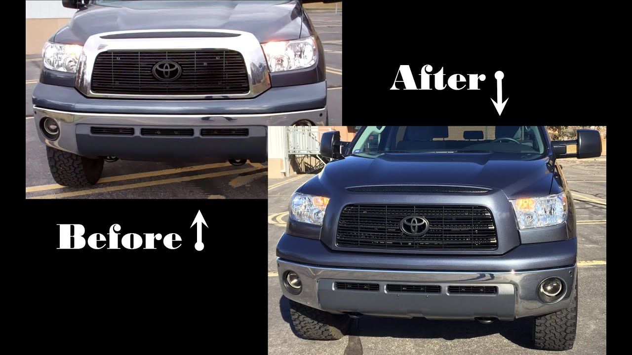 Painting Over Chrome Tundra Grill Surround