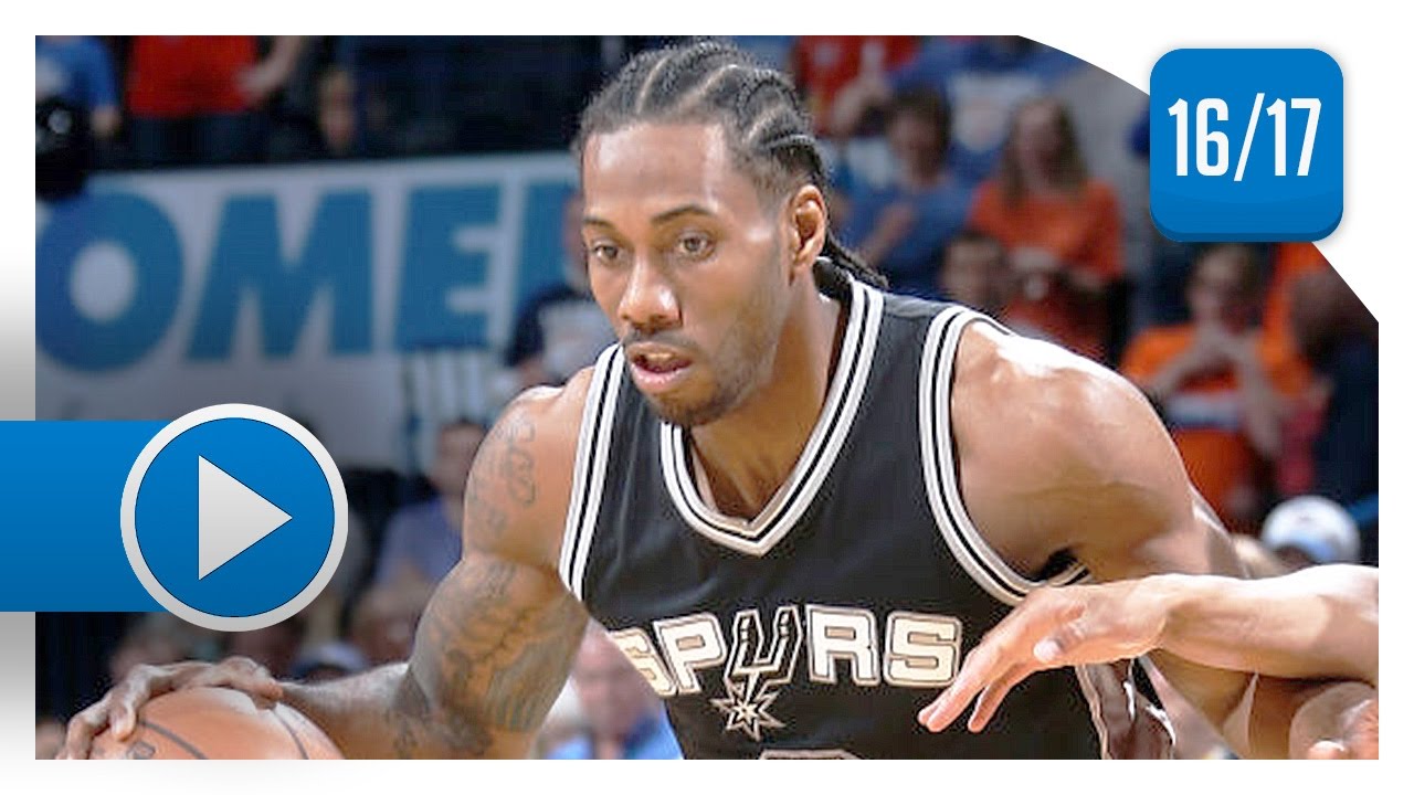 Kawhi Leonard Full Highlights vs Thunder (2017.03.31) - 28 Pts, 8 Reb, CLUTCH!