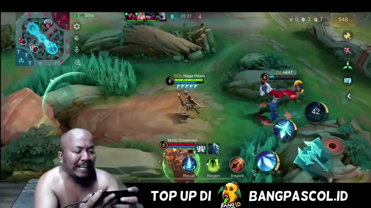 PASCOL NGAMUK SETIM PICK 4 TANK !! NGAKAK BANGET WKWK