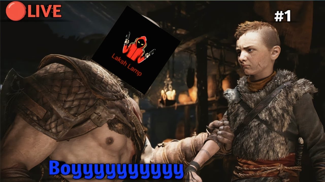 God Of War(2018) Part 1|RTX 4050|Live Stream|Laksh Lamp