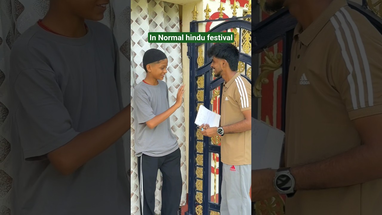 In Normal hindu festival & In Ganesh Chaturthi #shrots