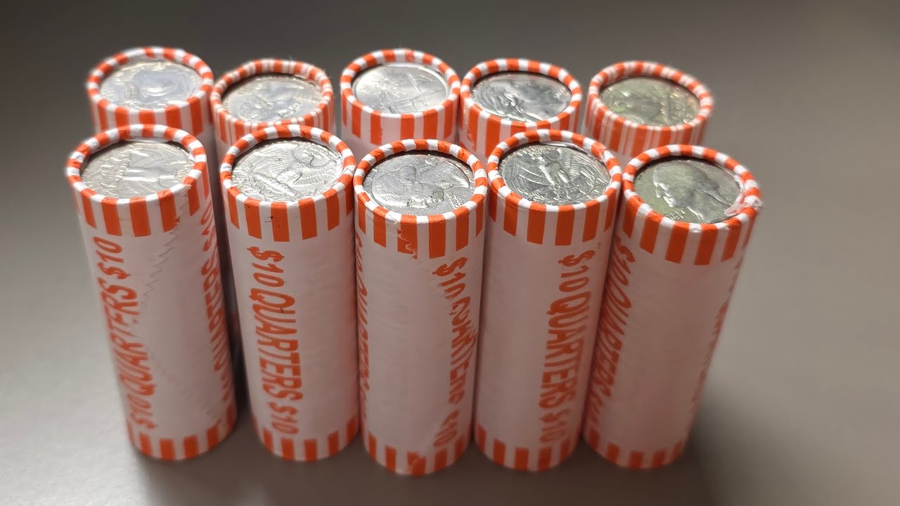 Круто! $100 Quarter Hunt Bank Wrapped rolls