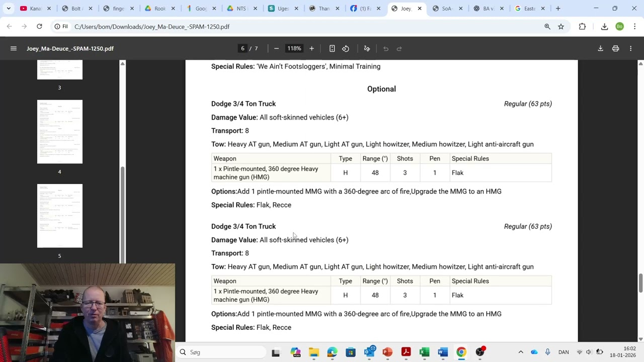 Winning with the USA? analysing Joey and Robert's lists
