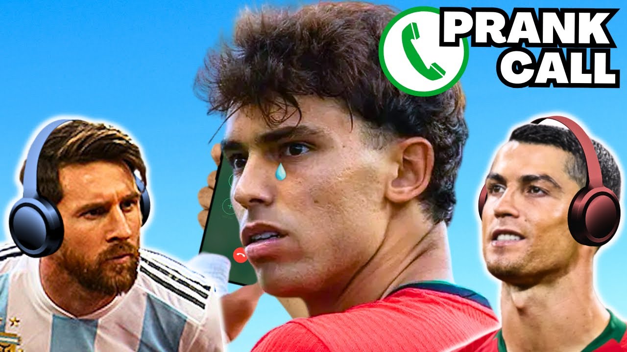 Messi & Ronaldo PRANK CALL João Felix!