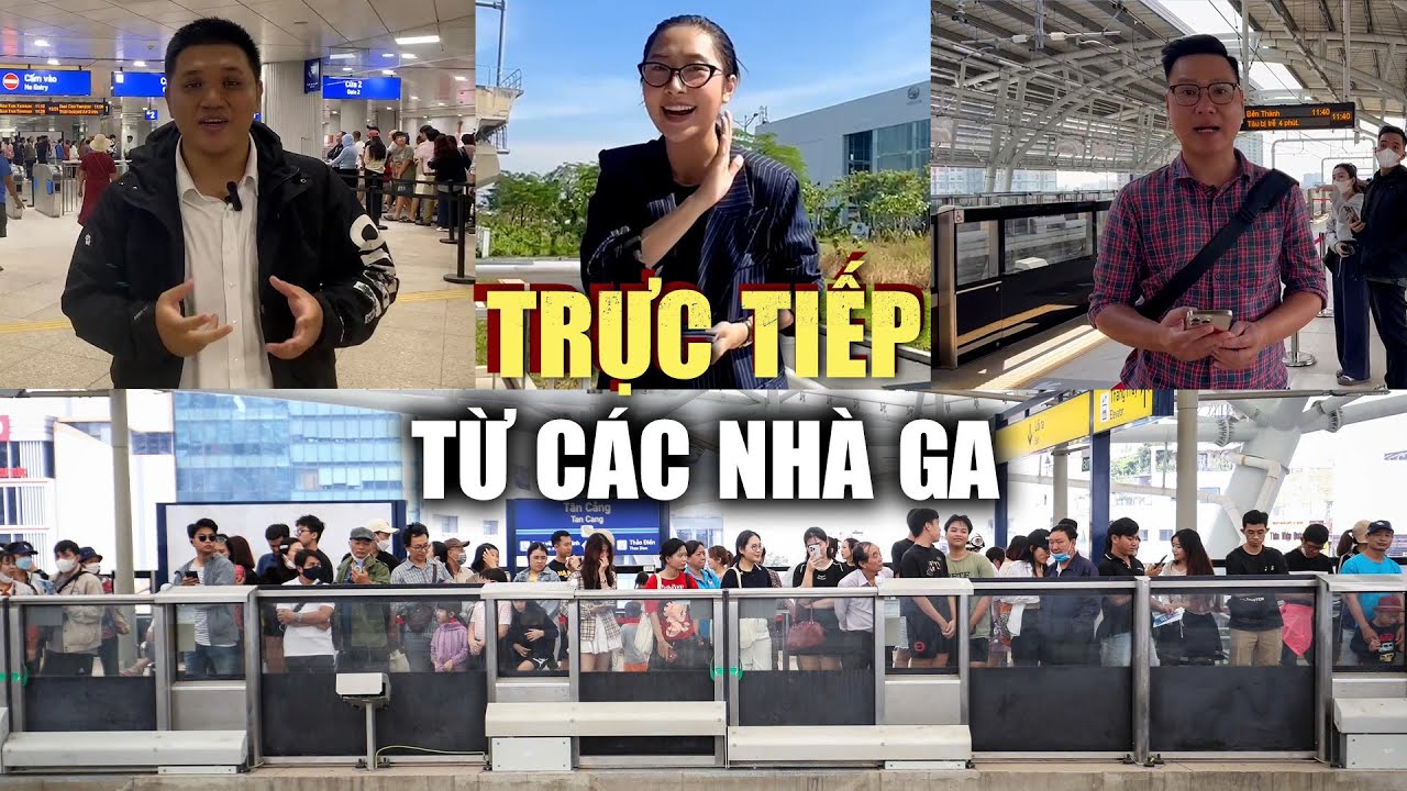 Trực tiếp từ các nhà ga: Lần đầu tiên đi làm bằng metro sáng thứ 2, cảm giác thế nào?