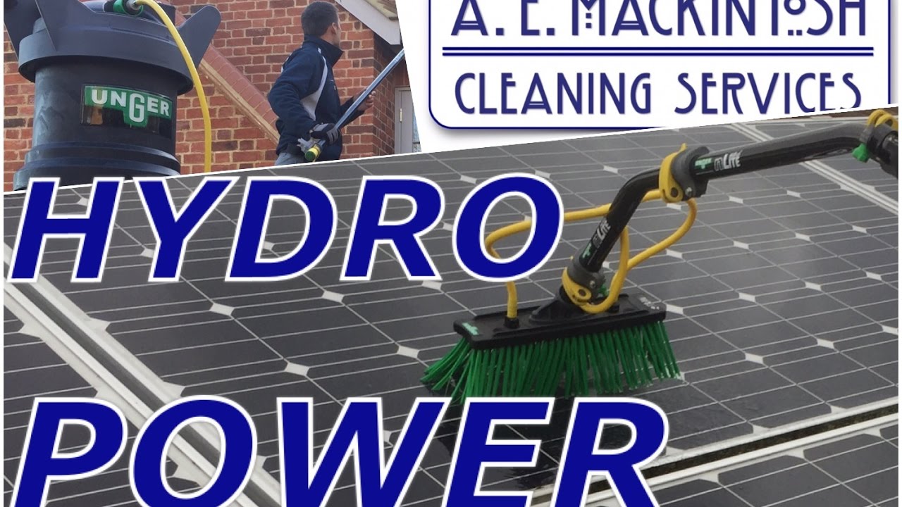 Pure Water Window Cleaning with Unger Hydro Power