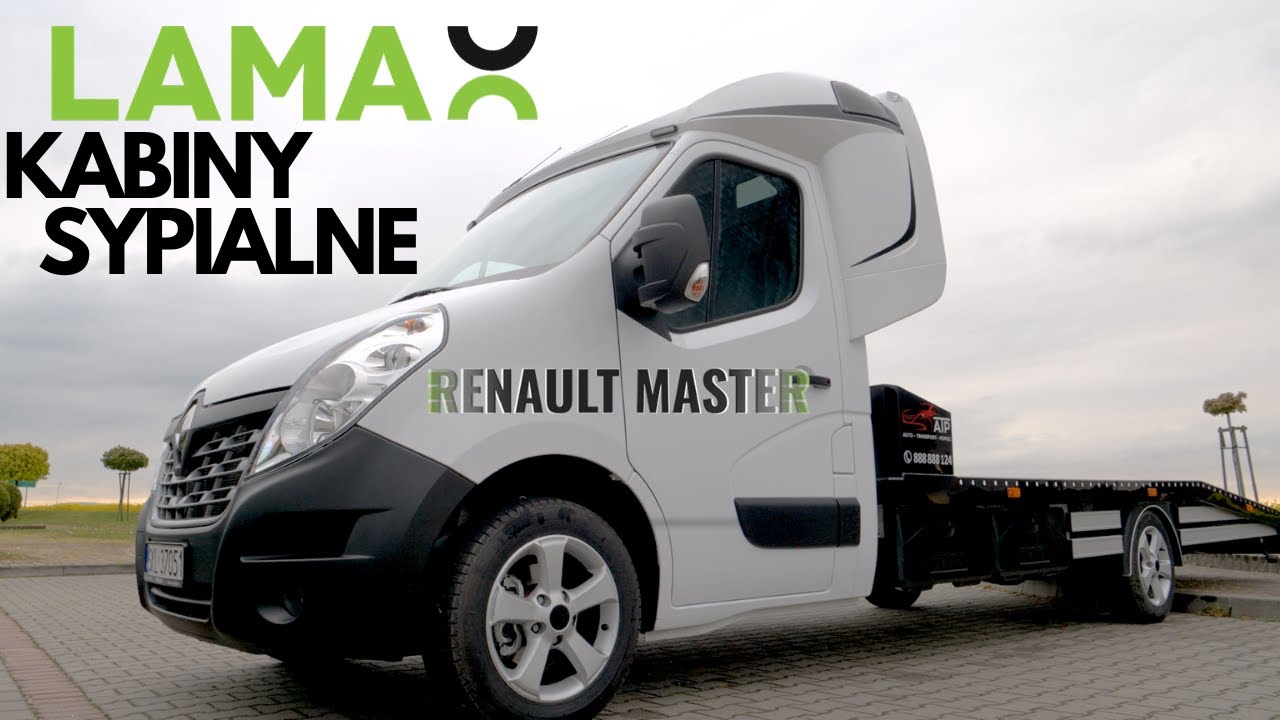 Kabina sypialna LAMAX laweta Renault Master 2020 sypialka do busa