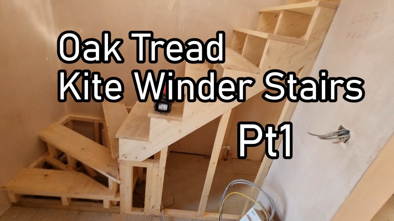 Kite winder stair build Pt1 - building the main framework