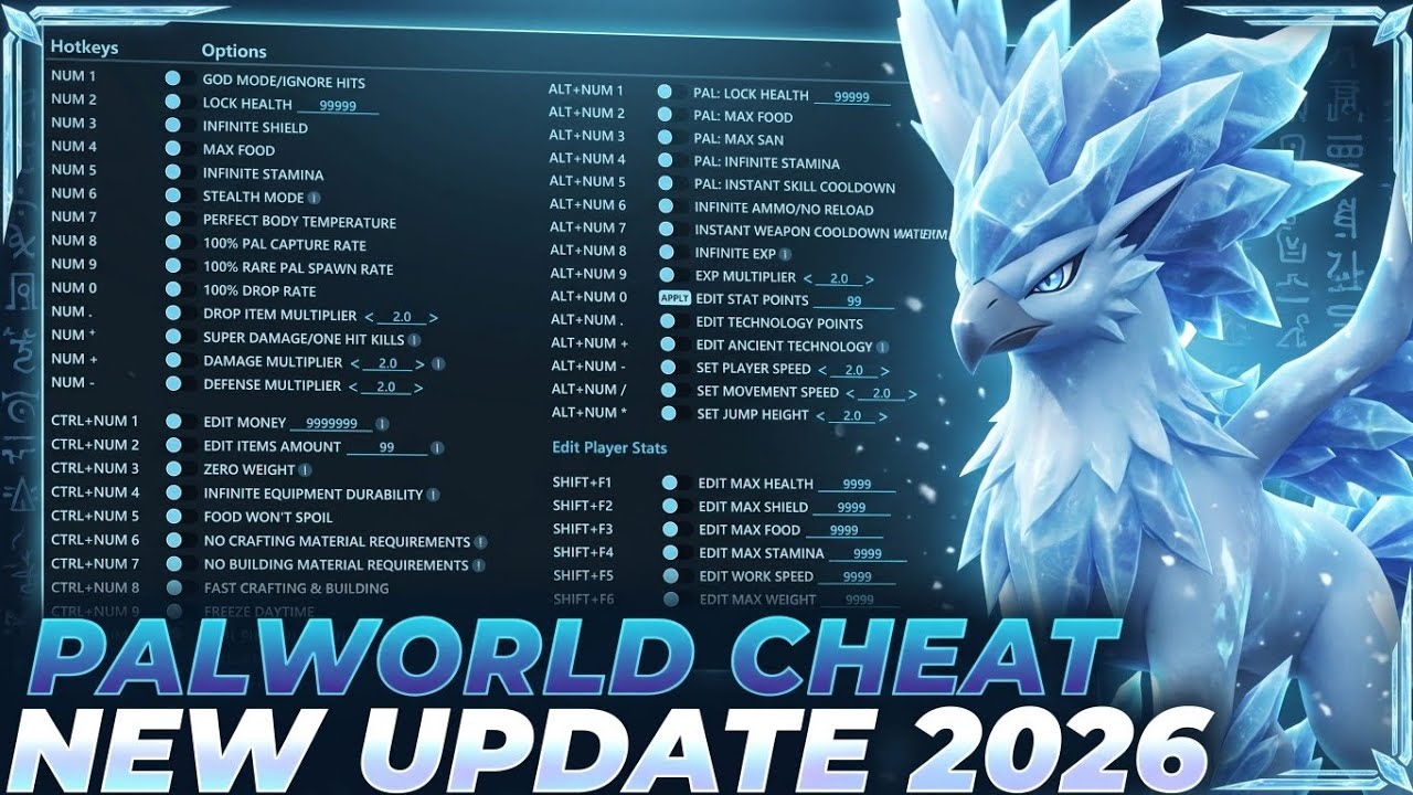 Palworld Hack | God Mode + One Hit Kill + Pal Spawner | Undetected Cheat 2026 🔥